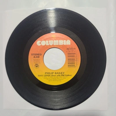Phillip Bailey ~ Easy Lover/ Woman ~ Columbia 45 RPM  Record - Imagem 1 de 4