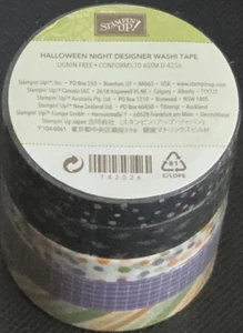 Stampin' Up! Halloween Night Designer Washi Tape, brand new unopened - Picture 1 of 3
