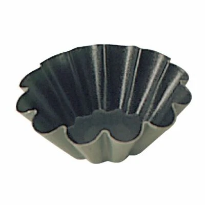 Moldes mini brioche antiadherentes Matfer hechos de acero inoxidable 7,5 cm / 3" (Ø) Foto 1 de 2