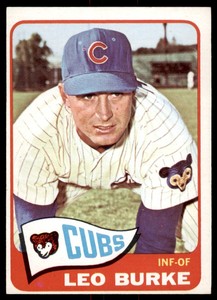 1965 Topps Leo Burke  VG-EX Chicago Cubs #202