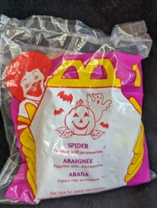 New! 1996 McDonalds Happy Meal McNugget Nugget Buddies #1 Spider Halloween Toy - Picture 1 of 2
