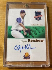 2008 Tristar Projections CLAYTON KERSHAW RC Jacksonville Suns Auto Limited /50