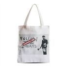 Banksy Follow Your Dreams Cancelled Tag Art Fabric Bag Wall Painting Street