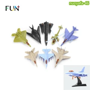 1/144 4D 8 piezas F22 APACHE F-4 F14 conjunto de aviones militares kit modelo juguete - Imagen 1 de 10