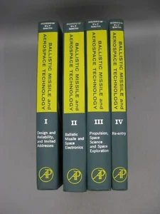 Vtg 1961 Ballistic Missile and Aerospace Technology 6th Symposium Books 1,2,3,4 - Picture 1 of 14