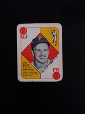 1951 topps red back Ralph Kiner card no. 15