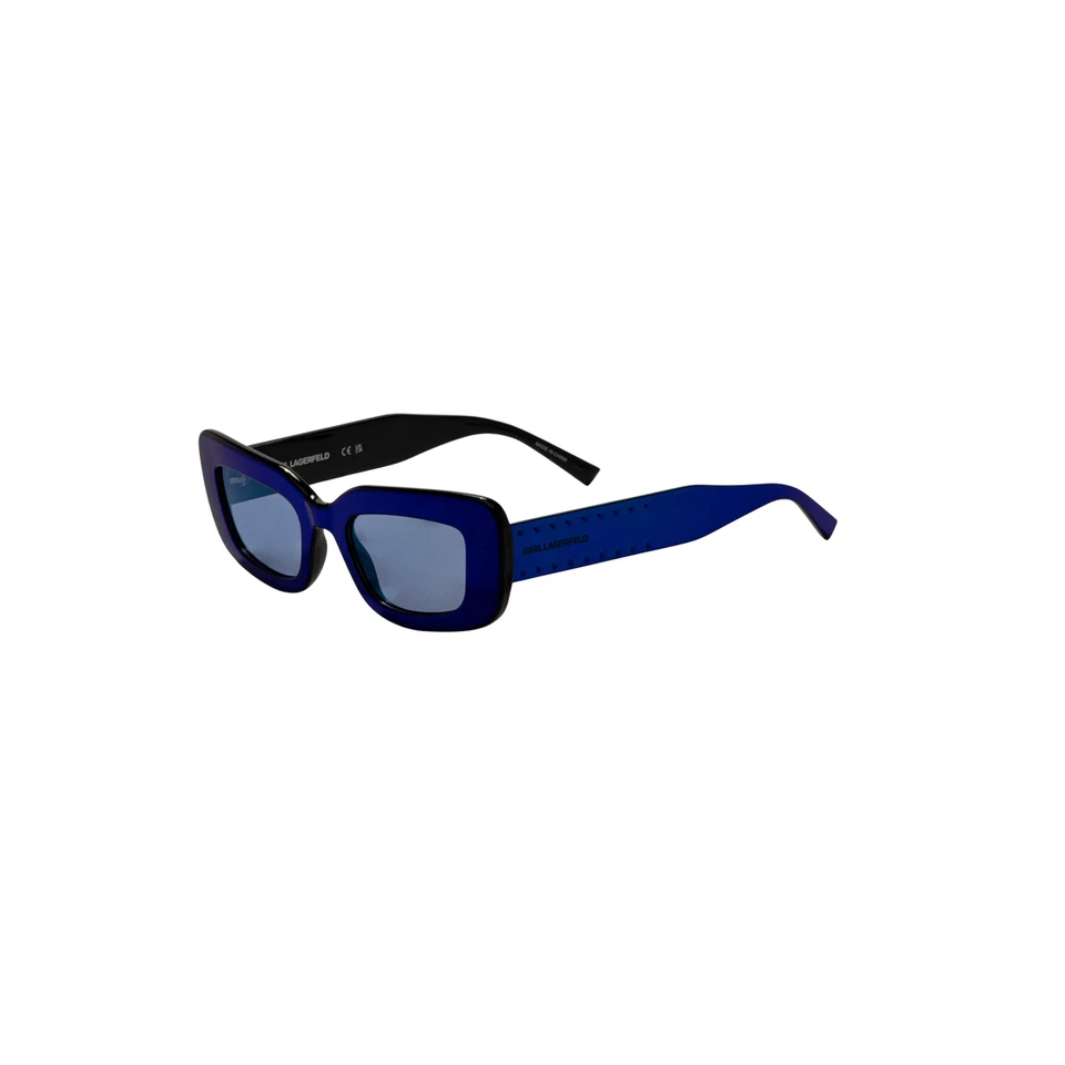 Gafas de sol Karl Lagerfeld para mujer 50 mm metálicas espejo azul negro KL6164S-400 Foto 1 de 1