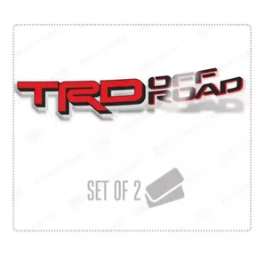Toyota Tundra 2022 2023 TRD Offroad Decals Stickers REFLECTIVE Vinyl, Set of 2 - Picture 1 of 4