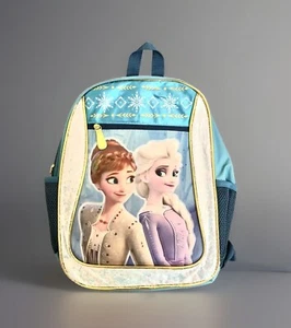 NEU Disney Frozen II Elsa und Anna Kinder blau 16 Zoll Rucksack - Bild 1 von 9