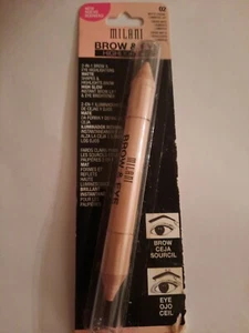 MILANI BROW & EYE HIGHLIGHTERS # 02 Matte Cream / Luminous Lift SEALED! - Picture 1 of 6
