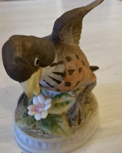 Vintage Lefton China Robin Bird Figurine kw1637 Hand Painted, Japan - Picture 1 of 5