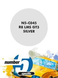 Pintura Para Aerografo R8 Lms GT3 Silver -30ML - Number Five- N5-C045 - Imagen 1 de 1