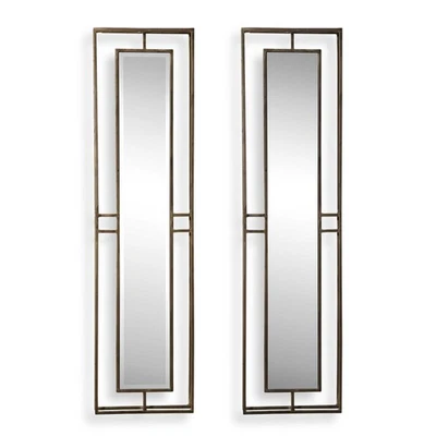 Rutledge - 30 inch Mirror (Set of 2) Mirrors Uttermost 07082 - Image 1 of 4