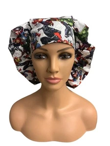 The Avengers, Iron man, Hulk,  Bouffounts, Scrub, Surgical Hat - Picture 1 of 2