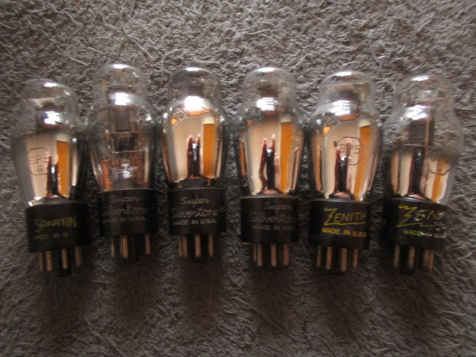 (6) NOS to Good Testing Zenith & Other 6P5G    Radio  Tubes - Image 1 of 1