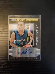 2014-15 NBA Hoops Hot Signatures Zach LaVine #77 Rookie Auto RC - Bild 1 von 2