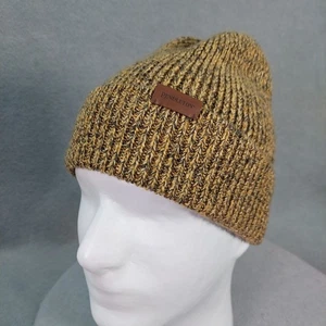 Pendleton Gorro con Puños Pescador Tejido Sombrero Cuero Marrón Jaspeado Logo Parche - Imagen 1 de 18