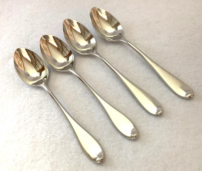 4 colheres de chá de aço inoxidável Gorham STUDIO Japão - Imagem 1 de 4