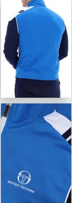 Camiseta deportiva de tenis Sergio Tacchini Drive azul real - nueva para otoño de 2025 Foto 1 de 2