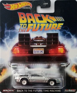 DeLorean Zurück in die Zukunft Time Machine Modell 1:64 Hot Wheels Retro DJF49 - Bild 1 von 2