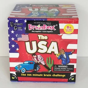 BrainBox for Kids The USA Card Game University Games Family Fun Learning cards - Picture 1 of 12