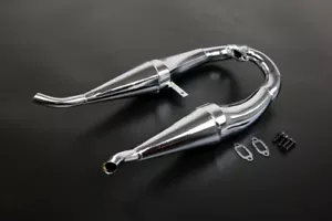 Metal Bilateral side exhaust pipe for 1/5 hpi rovan km baja 5b ss parts - Picture 1 of 6