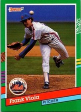Frank John Viola, Jr. New York Mets 529 Pitcher Donruss 1990 Baseball Card
