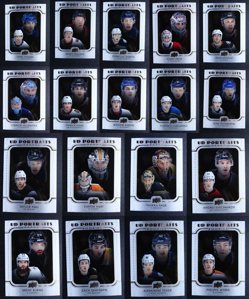 2019-20 Upper Deck Series 1 & 2 Portraits Complete Your Set U You Pick 1-100 - Image 1 of 1