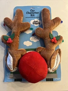 Reindeer Deluxe Christmas Car Character Kit with Mistletoe & Bulbs New Large - Picture 1 of 6