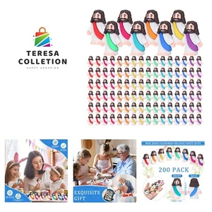 200 Pack Mini Jesus Figurines Bulk Tiny Jesus Figures Pocket Rubber Toys to H... - Picture 1 of 8