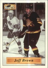 1995-96 Bashan Imperial Super Stickers #126 Jeff Brown