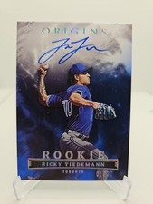 2023 Panini Chronicles Origins RC Rickey Tiedmann Auto /25 Toronto Bluejays