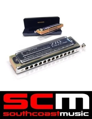HOHNER Super Chromonica 270 Deluxe Harp Chromatic Harmonica Key of C New - Image 1 of 2
