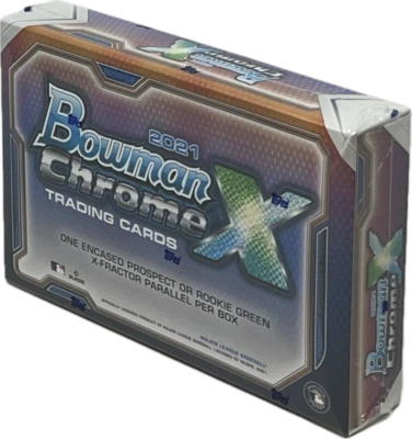 2021 Bowman Chrome X Baseball Hobby Box - Image 1 of 3