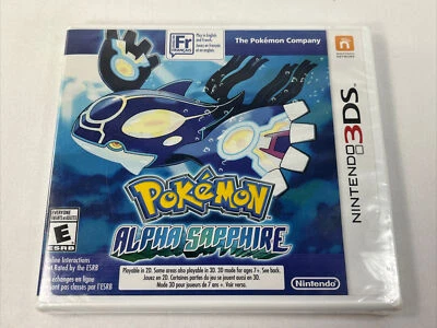 Pokemon: Alpha Sapphire Sealed (Nintendo 3DS, 2014) French English Read Descript - Image 1 of 4