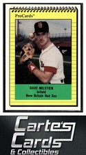 Dave Milstien 1991 ProCards #358  New Britain Red Sox