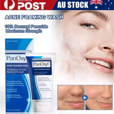 PanOxyl Acne Foaming Wash Face & Body 10% Active ingredient 156g Moisture Sealed - image 1 of 4