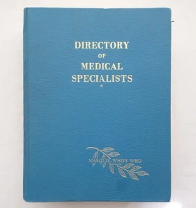 Directory of Medical Specialists Vintage 1970-71 Volume 14 Marquis Who's Who - Picture 1 of 10