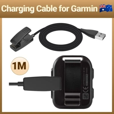 USB Charger Charging CABLE  For Garmin S20 Vivomove HR Forerunner 645 Music Lily - image 1 of 4