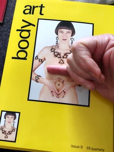 Vintage Body art magazine tattoo Piercing issue 9 A4 rare 1990 like new stored - Picture 1 of 6