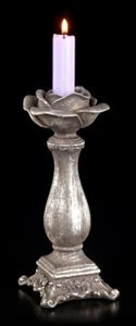 Alchemy Kerzenhalter - Rosenblüte - Fantasy romantischer Kerzenleuchter Blumen - Bild 1 von 5