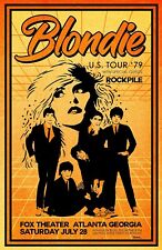 Blondie 1979 Concert Poster 11 X 17 Framed