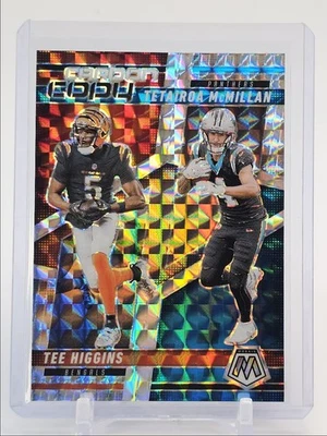 TEE HIGGINS TETAIROA MCMILLAN 2025 MOSAIC CARBON COPY ROOKIE PRIZM Q4856 - Image 1 of 2