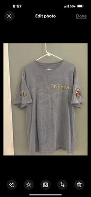 Camiseta Triumph Vintage XL Foto 1 de 4