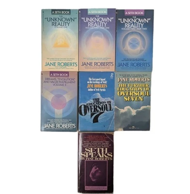 7 BOOK LOT Jane Roberts VTG Paperbacks Seth 70s Metaphysical Psychic Occult - Image 1 of 4