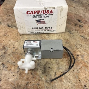 CAPP/USA 11744 Electric/Pneumatic Air Valve, 3 Port, 50 PSI, 240V @ 60Hz - Picture 1 of 3
