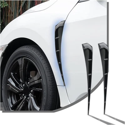 2PCS Auto-Kotflügel Seitenschlitze, Kotflügel Dekorative Aufkleber Trim, Air Flo - Bild 1 von 4