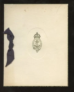 MILITARY NAVY 1950 SCIENTIFIC SERVICE XMAS CARD - Picture 1 of 1