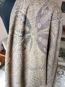 Pestel SELF Sciarpa Jamavar Tessuto a Mano 100% Cashmere Pashmina Boho Paisley Scialle - Foto 1 di 6