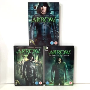 Arrow DVD Box Set Complete Seasons 1-3 Oliver Queen is The Green Arrow DC Comics - Picture 1 of 6